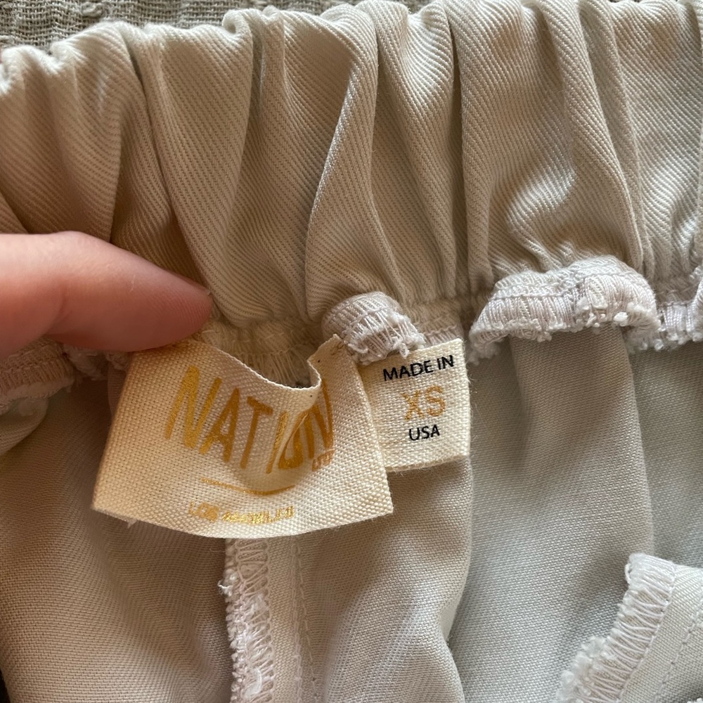 Nation ltd Maris shorts in ivory. - Picture 8 of 9
